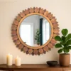 Natural wood brown