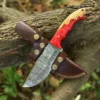 Olive Wood & Red Resin