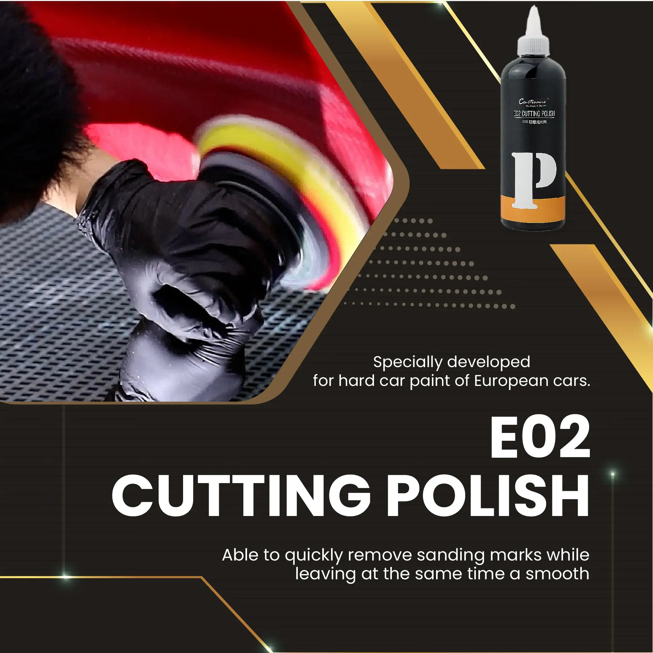 Смесь средней резки E02 300 мл для автомобильного