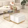 Golden+White Color