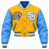 Columbia azul y dorado