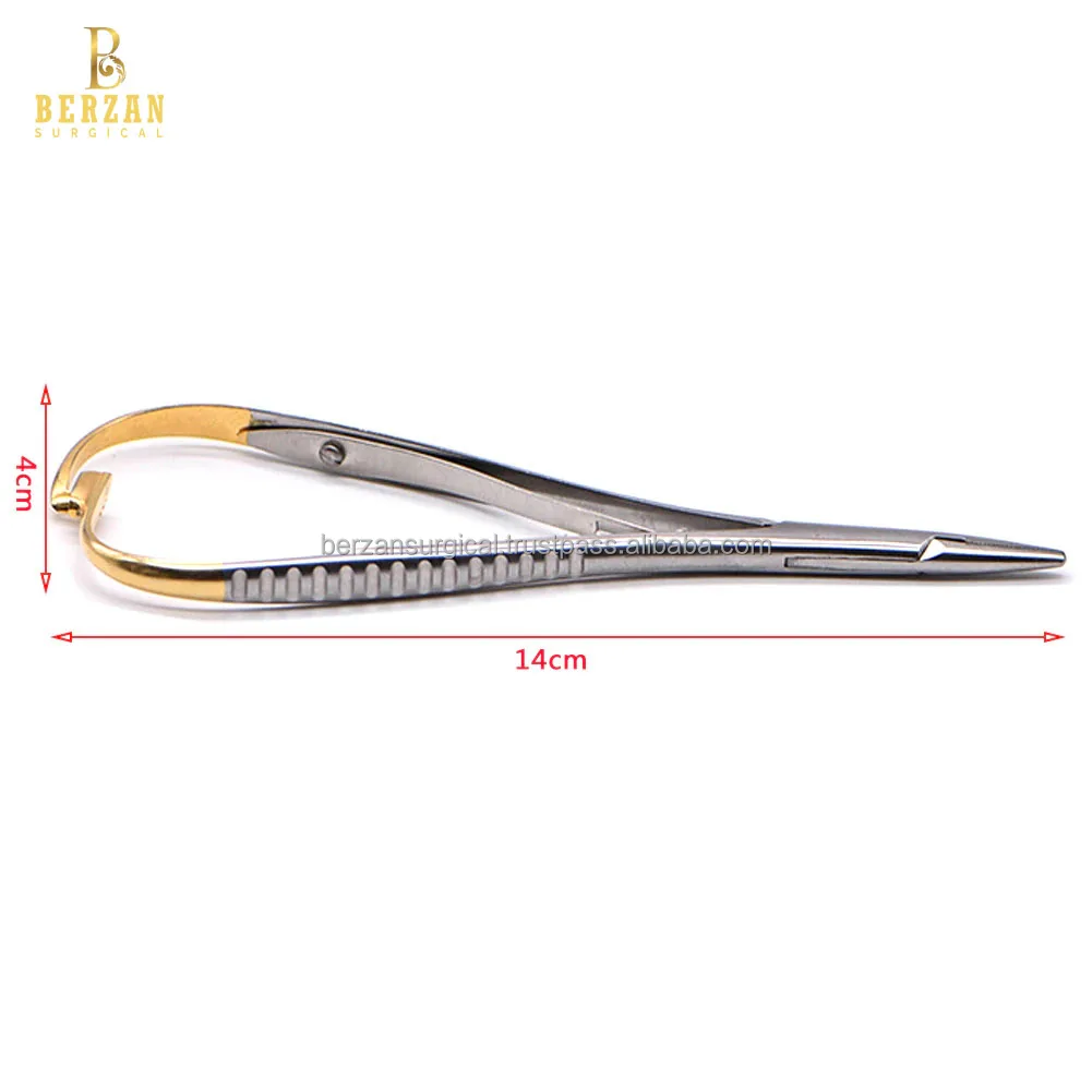 Mayo Hegar Needle Holder With Tungsten Carbide Castroviejo Needle ...