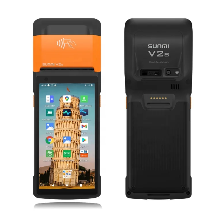 V2S SUNMI V2s Android 11 Terminal Business Ticketing Machine Point of Sale Cash Register HandHeld Pos Machine for Store