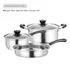 Black heat-resistant handle