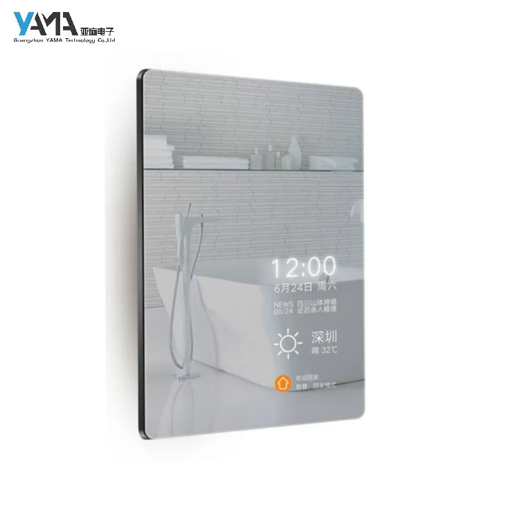 Digital Signage and Displays Magic Mirror Interactive Touch Screen TV 32inch Monitor Totems