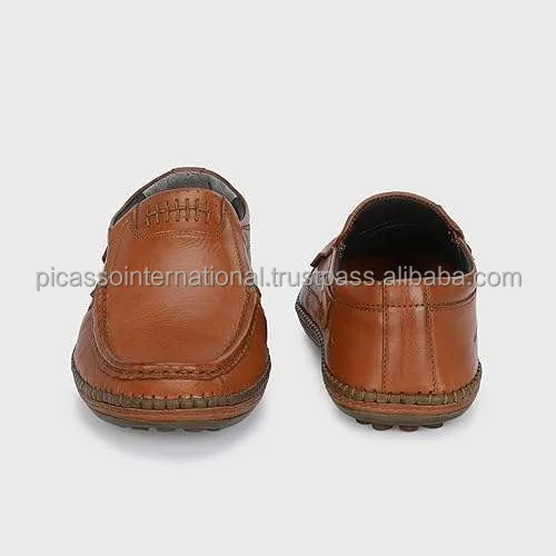 Comfort Fashion Walking Flexible Moccasins Business Work Formal Slip on Genuine Leather Loafers Shoes at Competitive Price