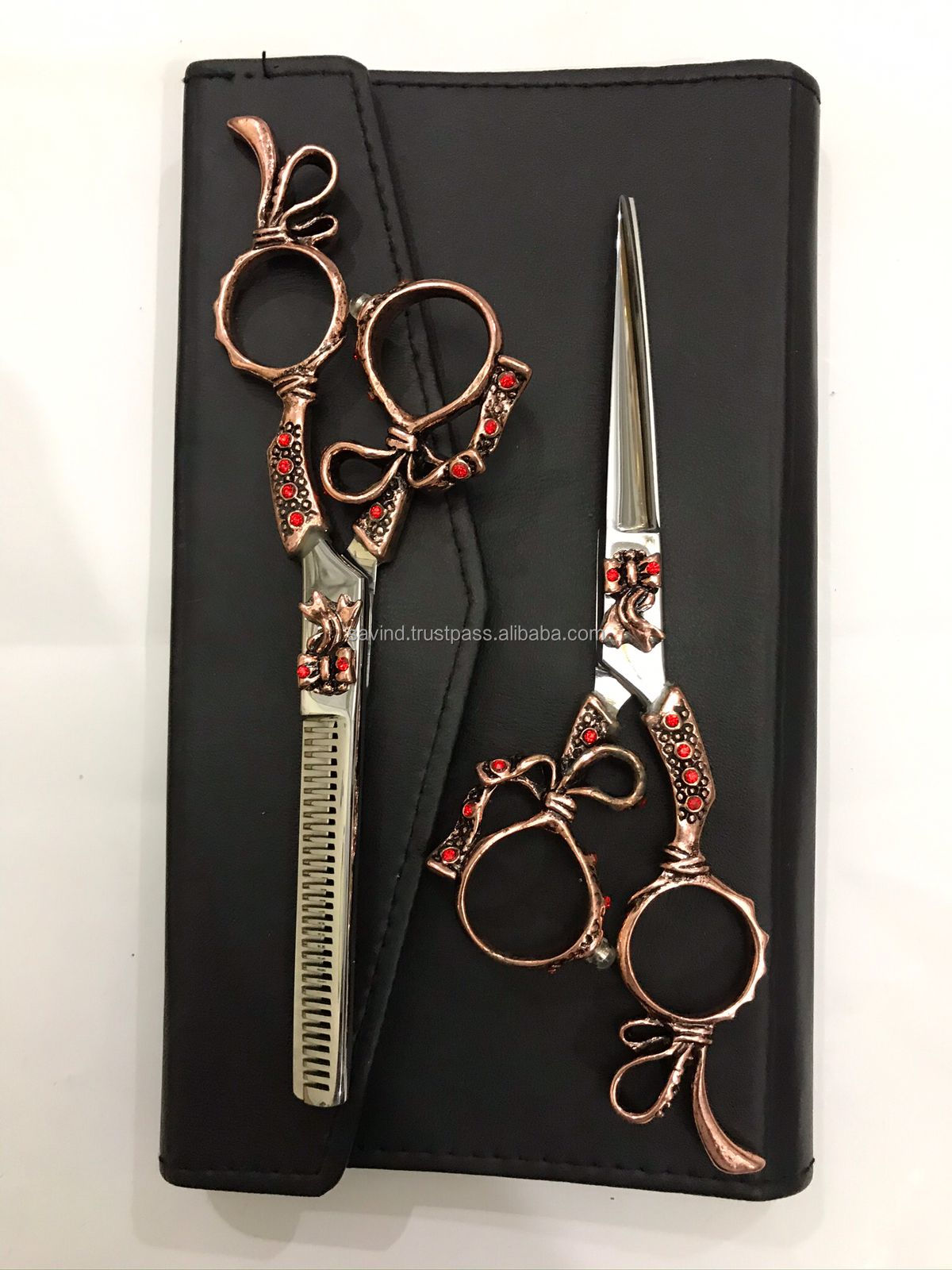 Imported Fancy Handle Barber Scissor Professional Hairdressing Scissors ...