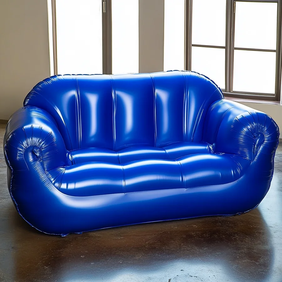 Modern Inflatable Double Sofa Plastic Floating Recliner Chair by Chinese Manufacturer for Hotel & Living Room Rocking Feature