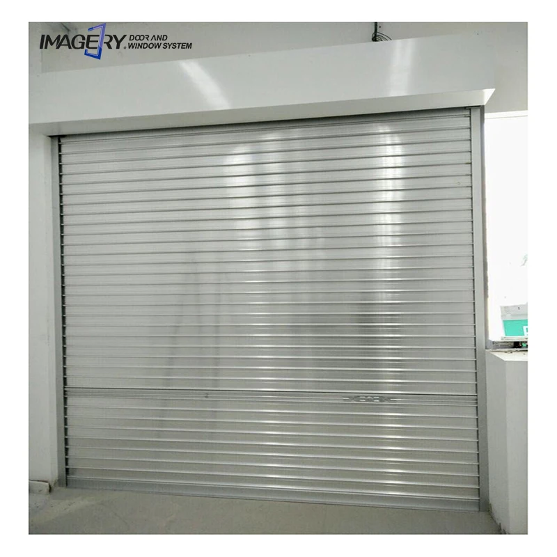 Outdoor Industrial Windproof Sound Proof Security Electric Garage Aluminum Roller Shutter Door Prices