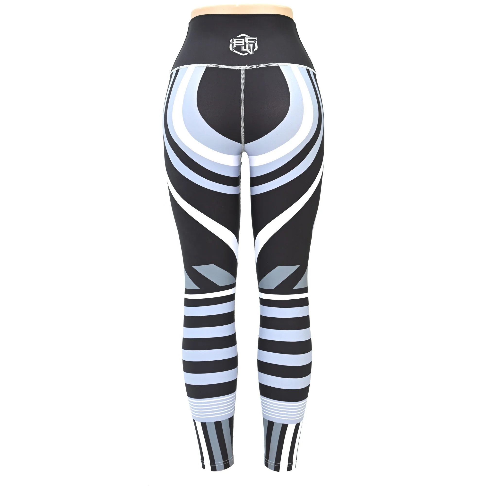 Girls High Waist Yoga Leggings for Women-Four-Way Stretch Quick Dry Anti-Bacterial OEM Sublimation Elastic Waist Sport Pants