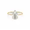14K Gold Moissanite