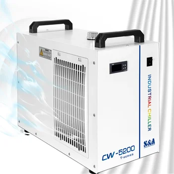 CW-5200DH Industrial Smart Sub Zero Air Cooled Water Chiller For Engraver Spindle