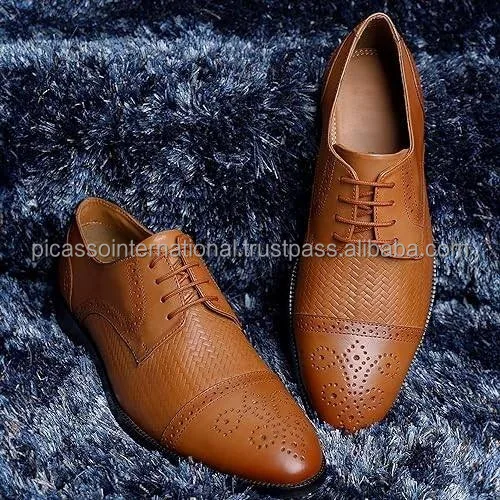 Unique Design Custom Logo Party Wear OEM High Quality Full Grain Antique Italian Leather Formal Casual Wear Office Dress Shoes