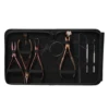 Kit de herramientas para extensiones de cabello RoseGolg y Silver