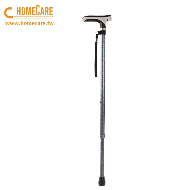 Multi Function Smart Walking Stick with Heating Handles Telescopic Height Adjustable Luxury Walking Stick for Old People