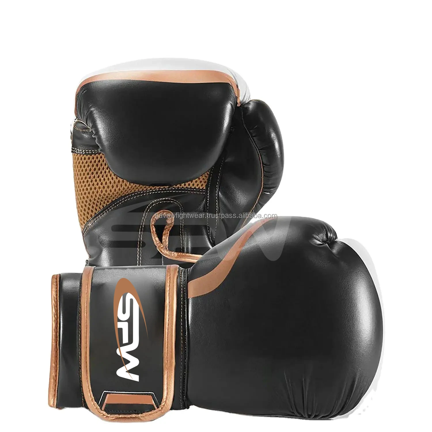 Martial Arts Pro Boxing Gloves PU Leather Training Mitts For Men