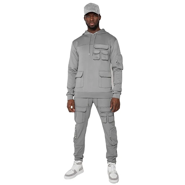 Multi Pocket Jogger Set 100 Cotton 