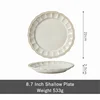 8.7 inch shaliow plate