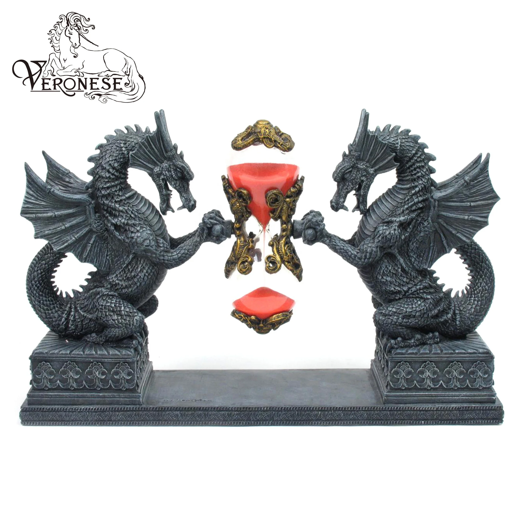 Veronese Design Skeleton Sitting Holding Knee Figurine - Hand