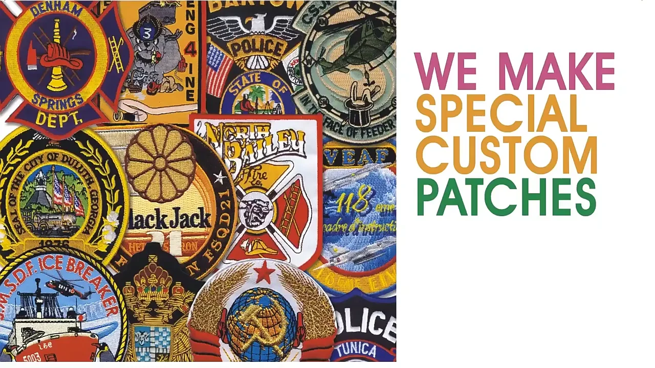 Custom Sports Embroidery Design Patches Crest Emblem Badge Embroidered