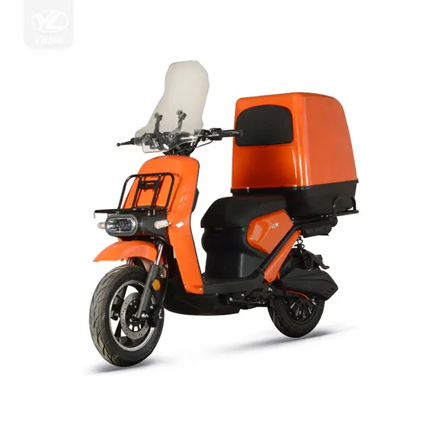 2024 Pizza Delivery Electric Motorcycle with Removable Lithium Battery High Power High Speed Remote 3000w