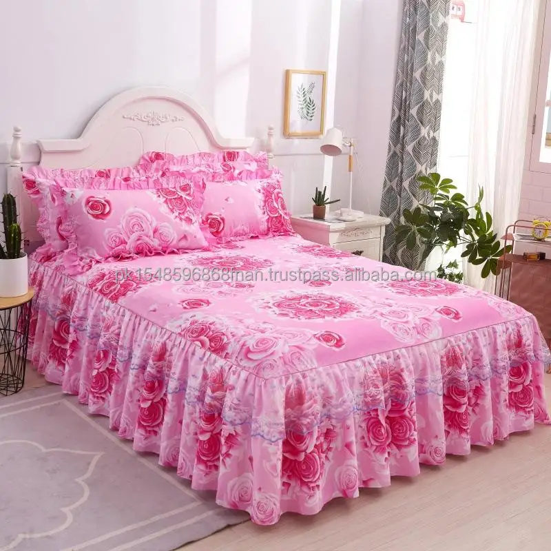 2023 Soft Microfiber Pure Color Bed Fitted Sheet Sets Customized Bed