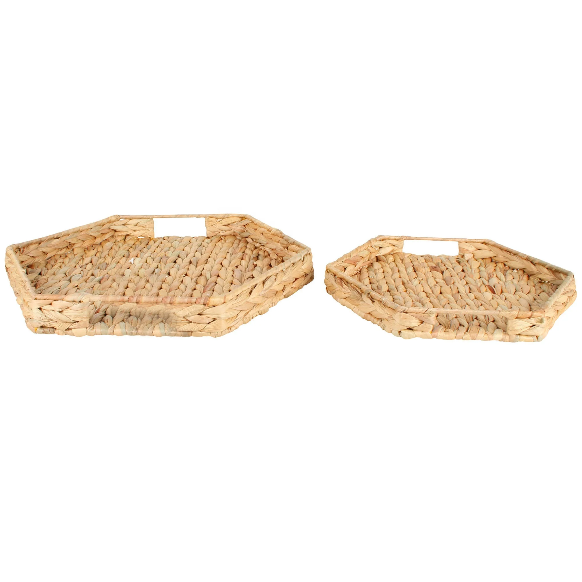 Water Hyacinth Tray Hand Woven Water Hyacinth Tray Basket Woven Basket
