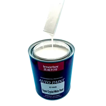 C169 1K Diamond Crystal White Pearl Liquid Coating Car Paint Spray Application Diamond Gloss Transparent High Adhesion