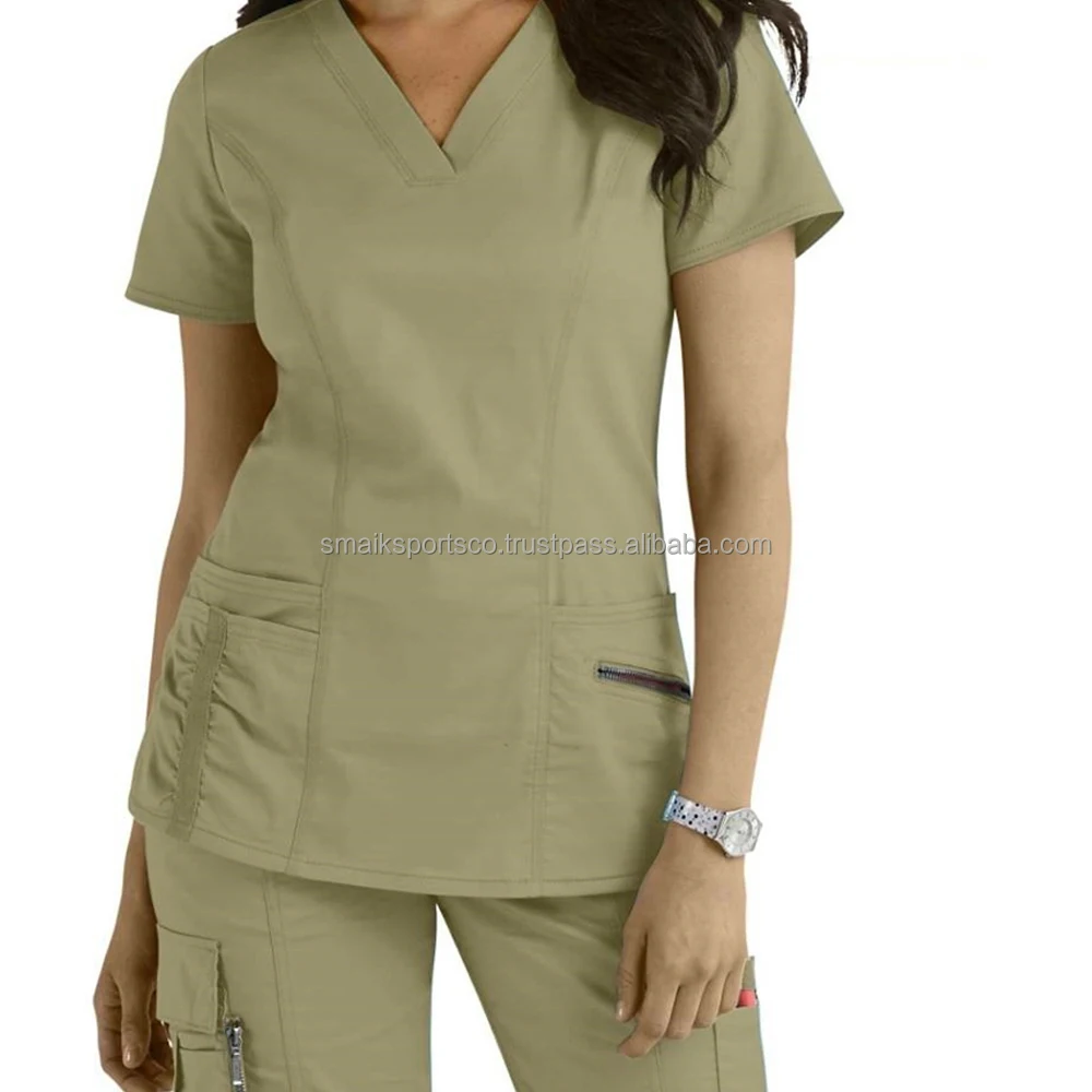 Hot Sale Medical Scrubs Uniforms Women Scrub Nurse Uniform Sets For