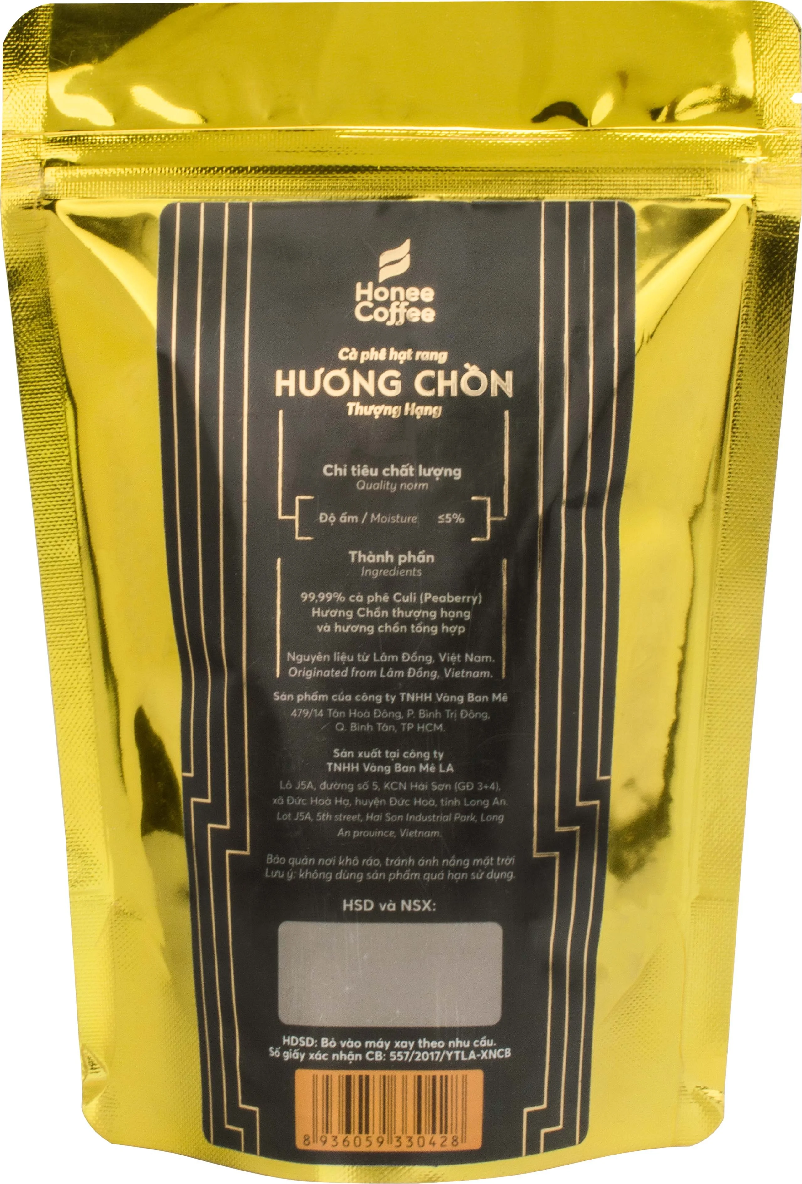 Huong Chon Coffee Kopi Luwak - Premium Roasted Quality