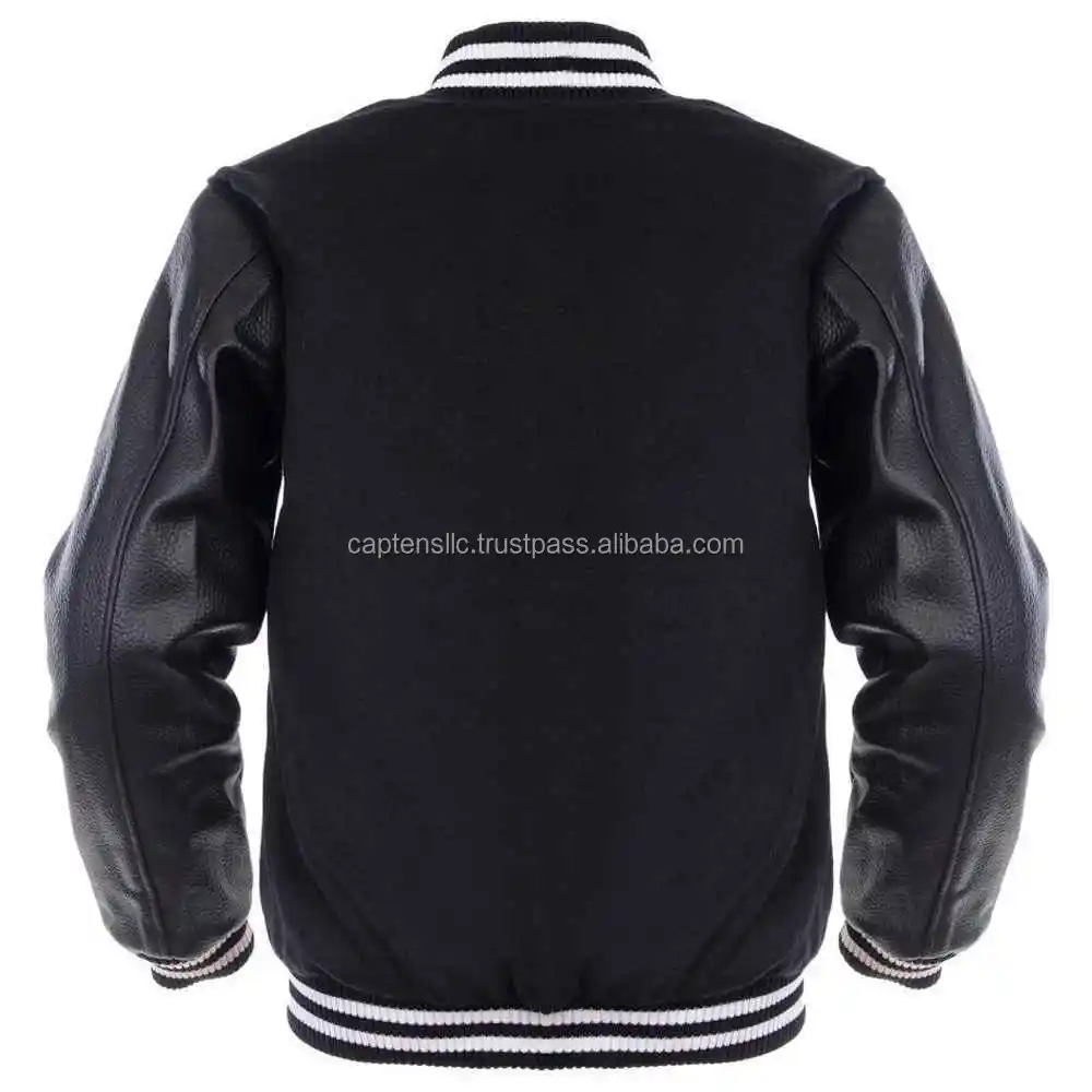 Custom Jacket Varsity 2023 Wholesale Men Custom Cotton Fleece Baseball