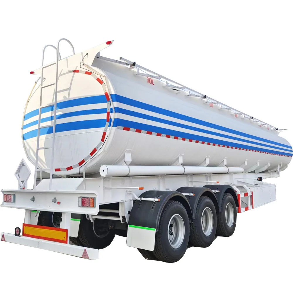 Liquid Fuel Bulk Cement Powder Diesel Tank Cargo Container Transport Utility Heavy Duty Tractor Dumping Ships Truck Semi Trailer