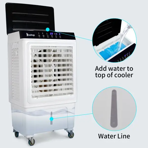 Evaporative Air Cooler, 3-in-1, Portable, 2353, CFM - detail 12