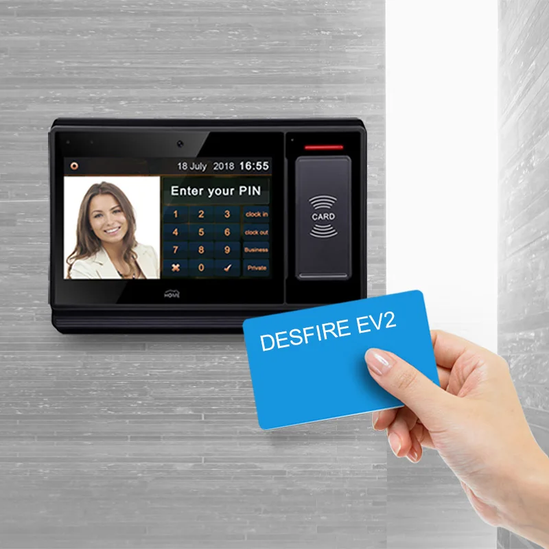 Ethernet Biometric Time Clock Terminal to Record the Attendance Log With SDK for Customer to Build Own System to Integrate With