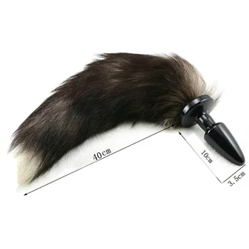 Bdsm Anal Butt Plug With Rabit Tail - Buy Tail Anal Plug Butt Small