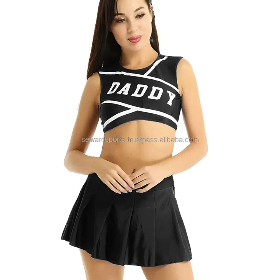 Cheerleading Uniform Customized Spandex New Design Wholesale Cheer