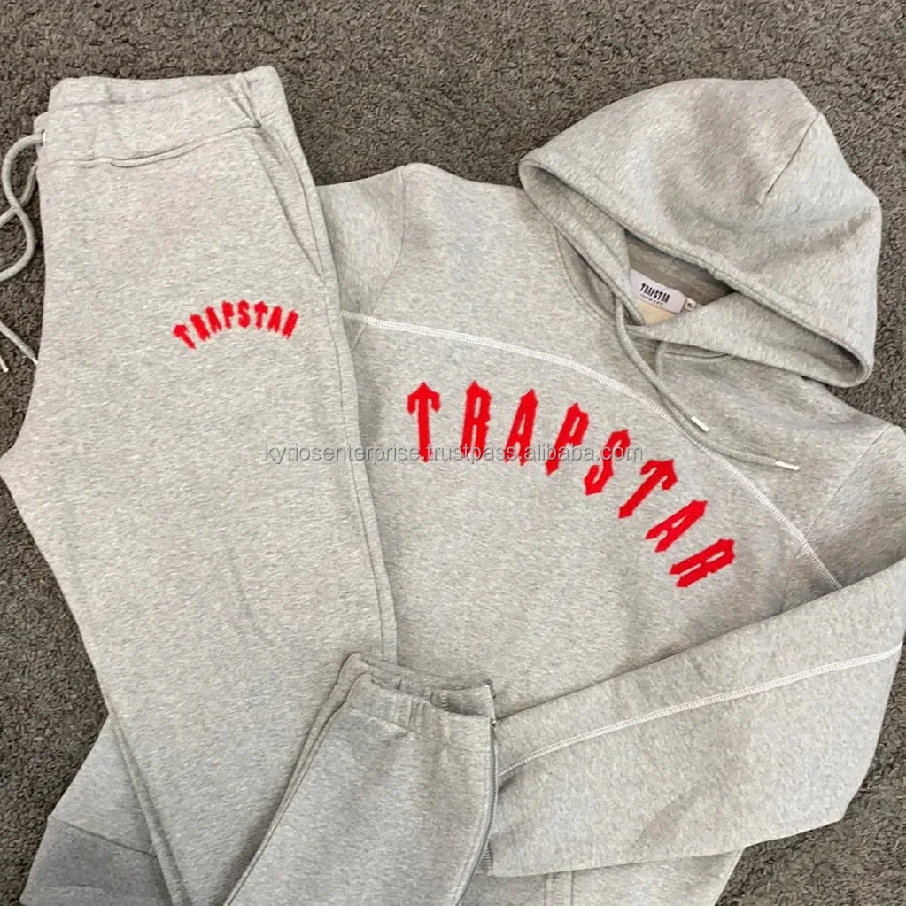 Trapstar V-stripe Tracksuit Men Custom Jogging Track Suits Wholesale ...