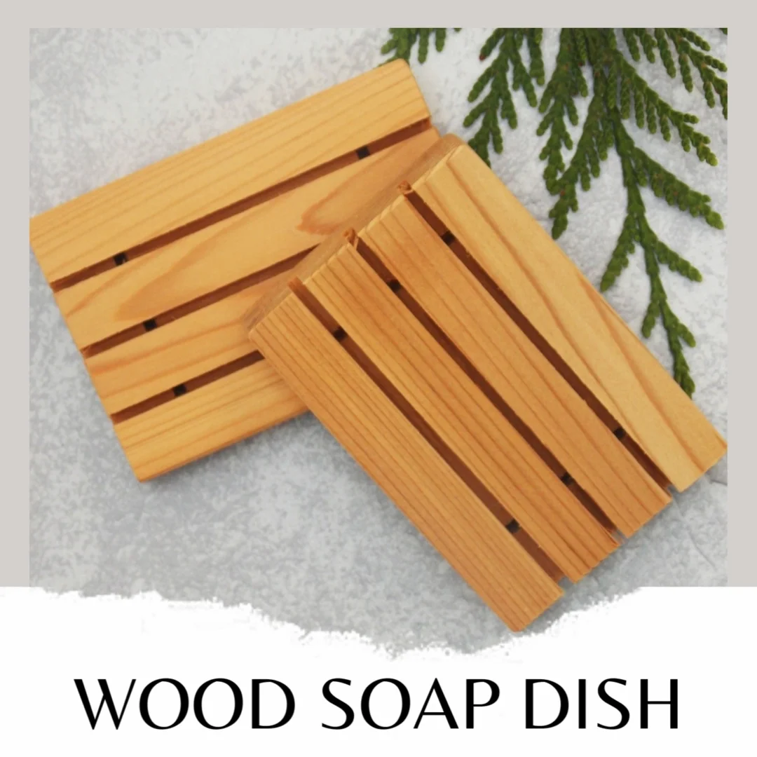 Wooden Soap Dish Box Acacia Wood Holder Dishes For Bathroom Soaps Tray Holders Customized Logo
