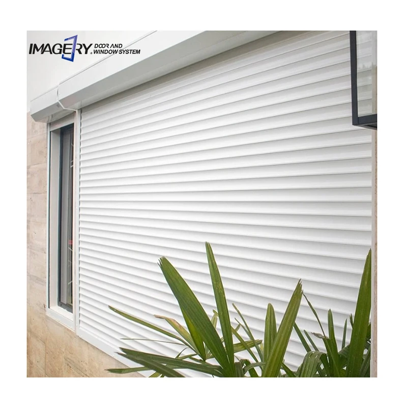 Outdoor Industrial Windproof Sound Proof Security Electric Garage Aluminum Roller Shutter Door Prices