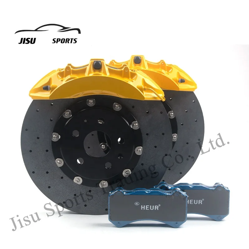6 Pistons Brake Calipers V6 Brake Carbon Ceramic Disc Kit 355mm 380mm ...
