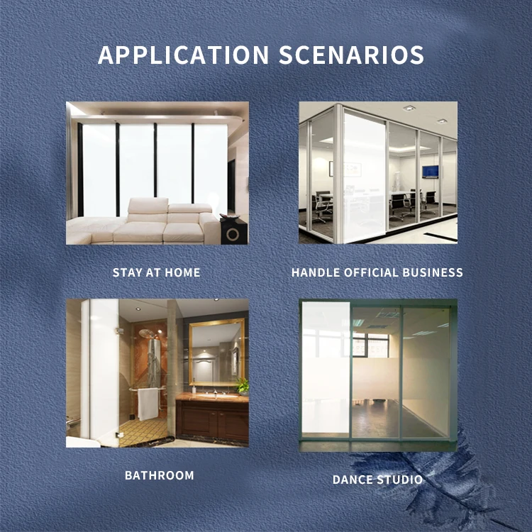 Умная умная стеклянная пленка PDLC 82% 83% 84% 88% 92% пропускания 94% для помещений офисов ванной комнаты