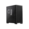 Black, glass side panel, fanless