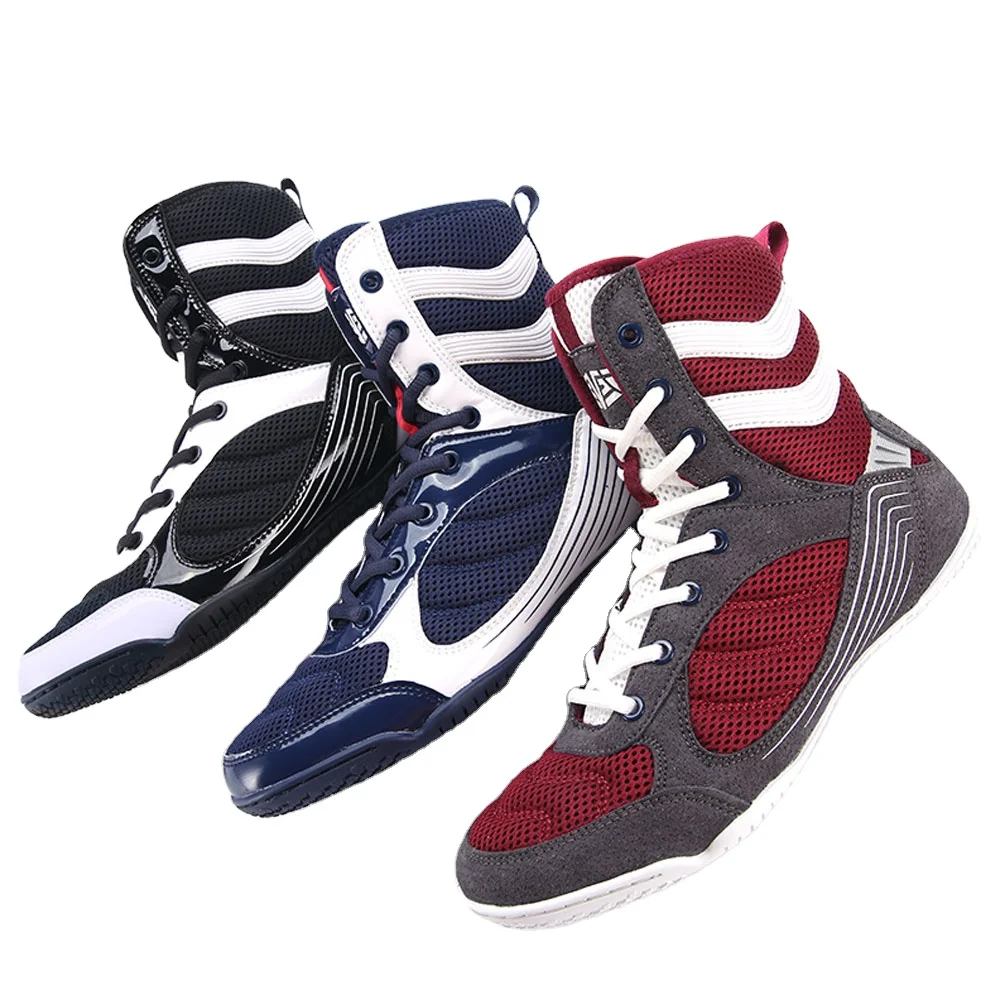 Лидер продаж, новый стиль, мужская обувь для борьбы, Высококачественная легкая боксерская обувь