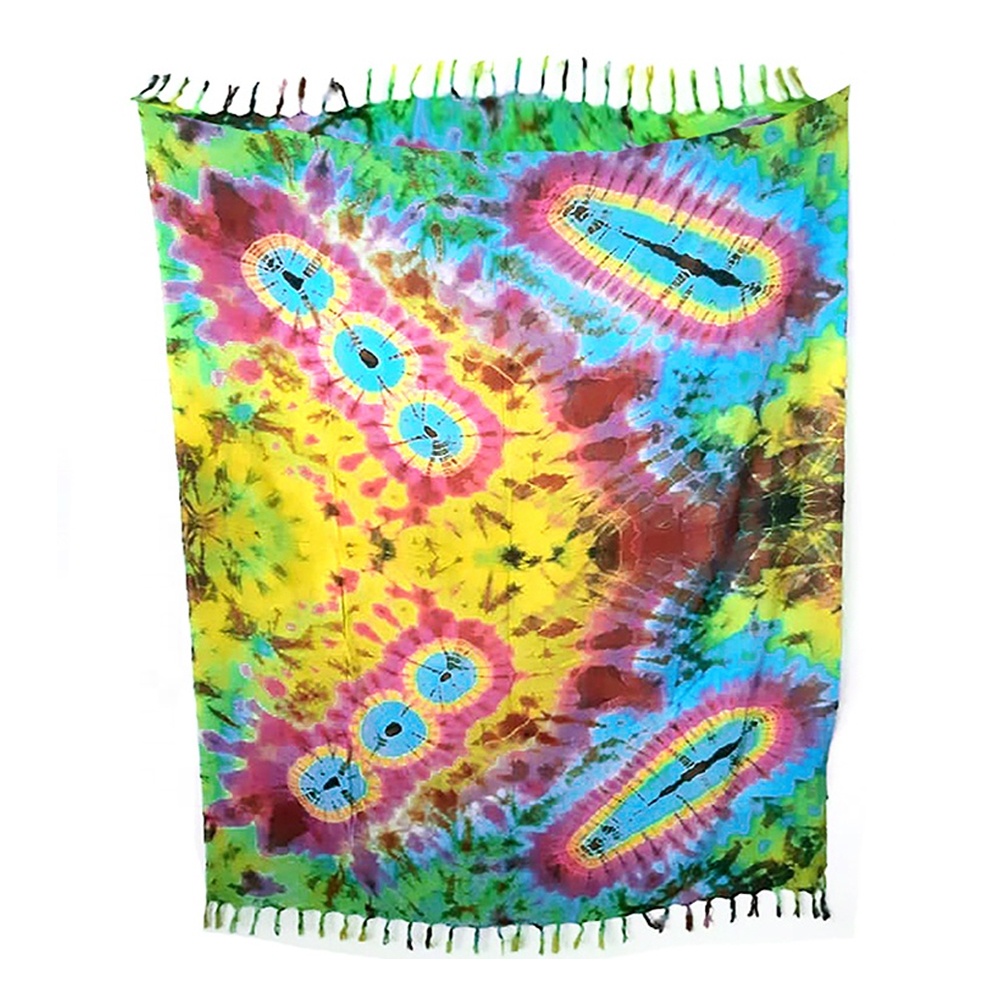 
 Пляжная накидка ручной работы смешанных цветов, пляжная одежда для курорта, саронг в тайском стиле, дешево, большой размер  
