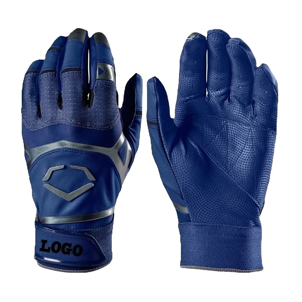 Oem Service Royal Blue Sheep Leather Baseball Batting Gloves Buy