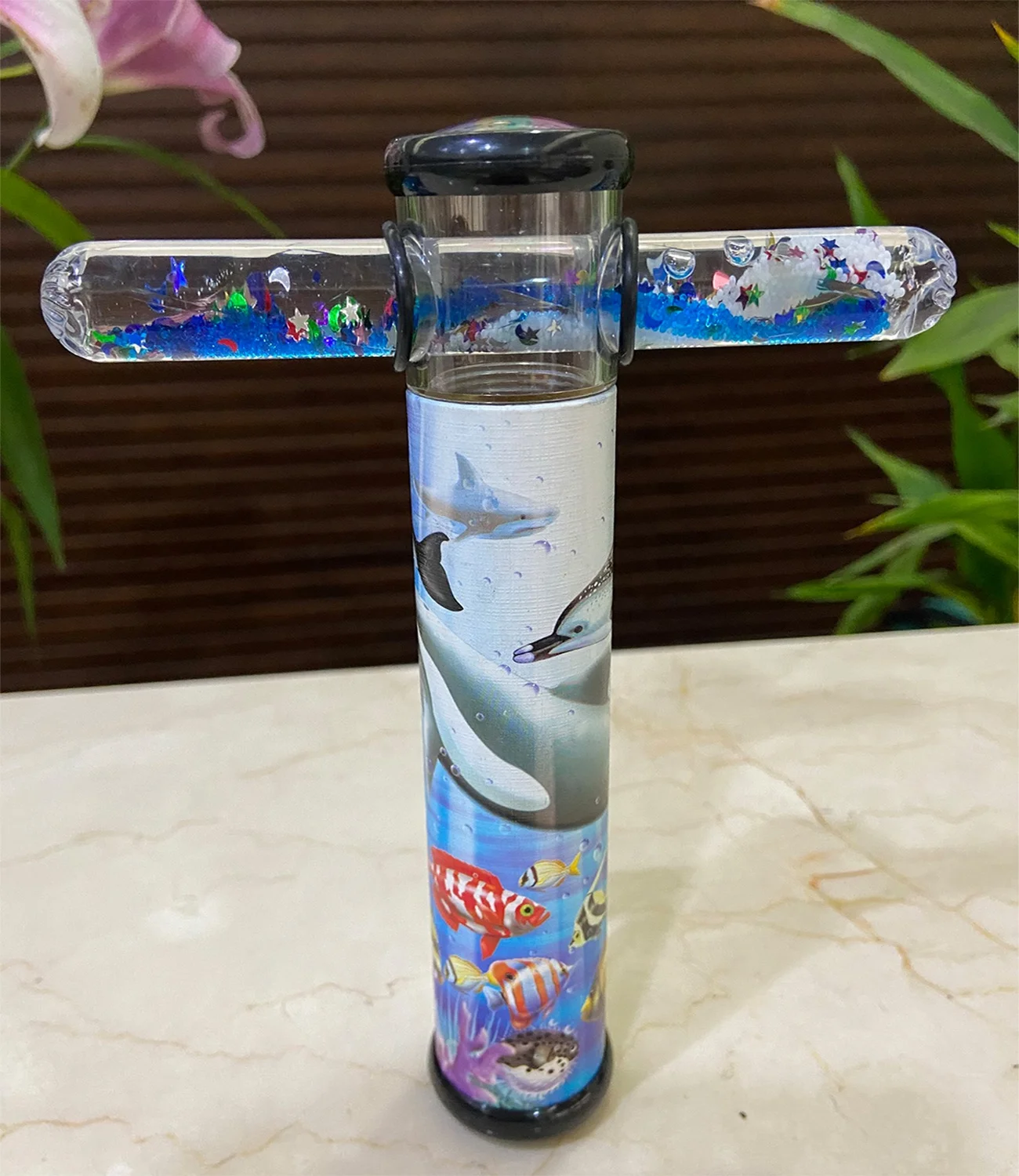 Игрушечный калейдоскоп развивающая игрушка сенсорные игрушки печатный