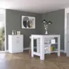 White / Onyx / Light Oak Color
