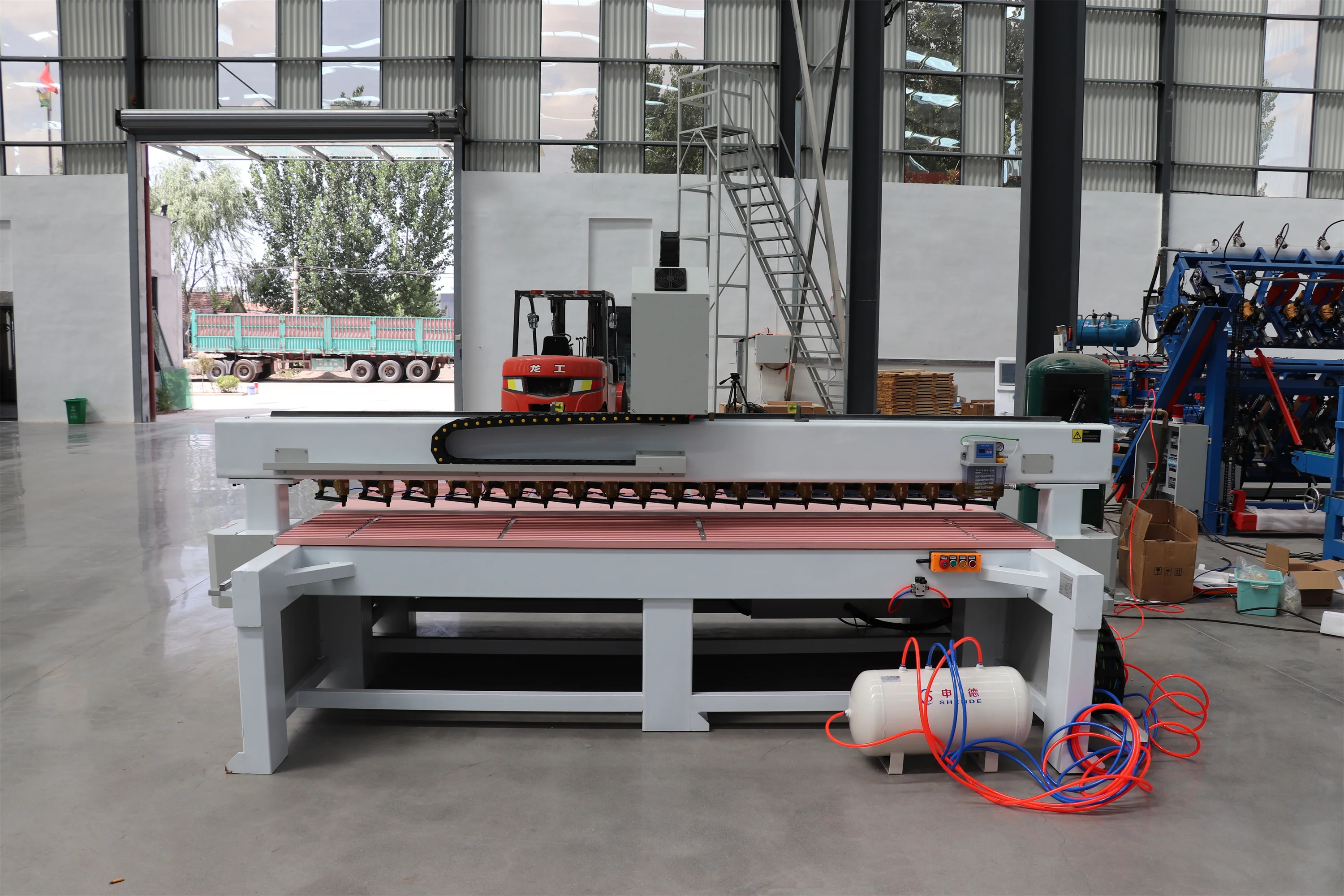 Automatic Acoustic Panel Nailing Machine Acoustic Wall Panel Making Machine