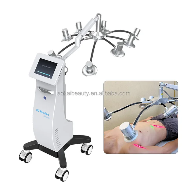 newly arrived laser slimming machine 8d maxlipo green laser 8d infrared red light therapy device