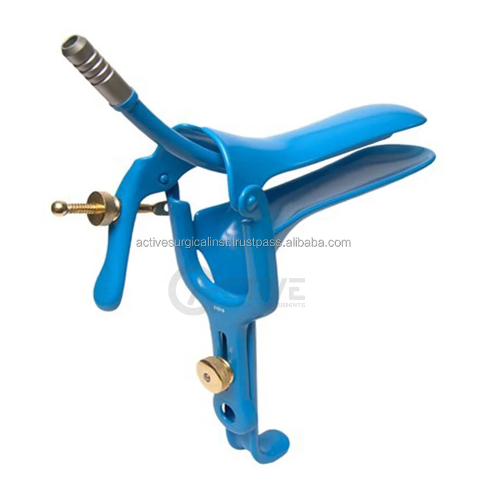 thumbnail image 2 of Blue Coated Leep Graves Speculum – XL, Stainless Steel, OB/GYN 2 of 6